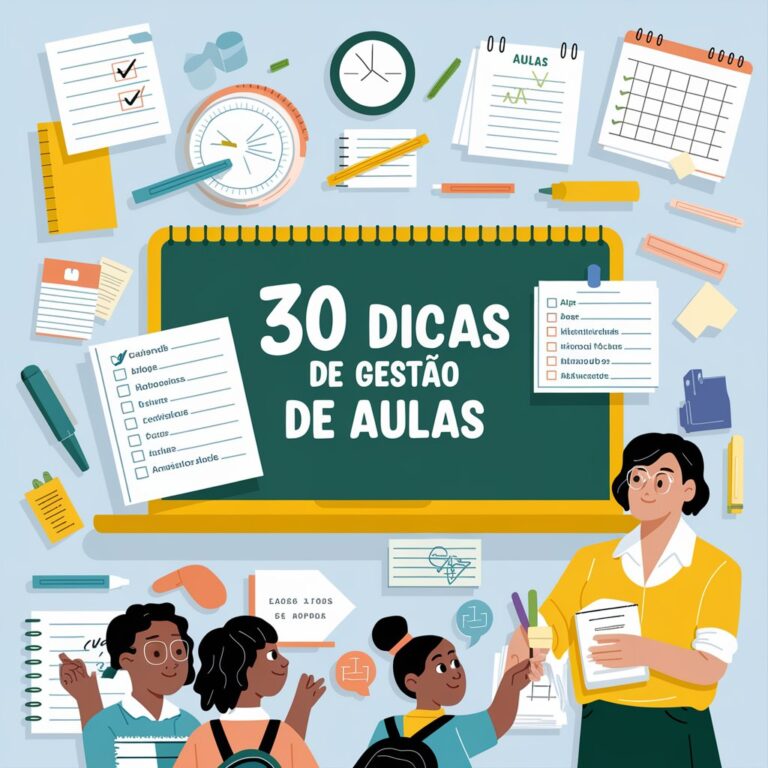 30 dicas de gestão de aulas