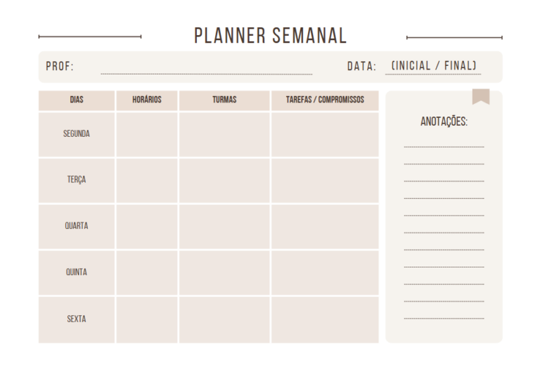 Planner Rosa